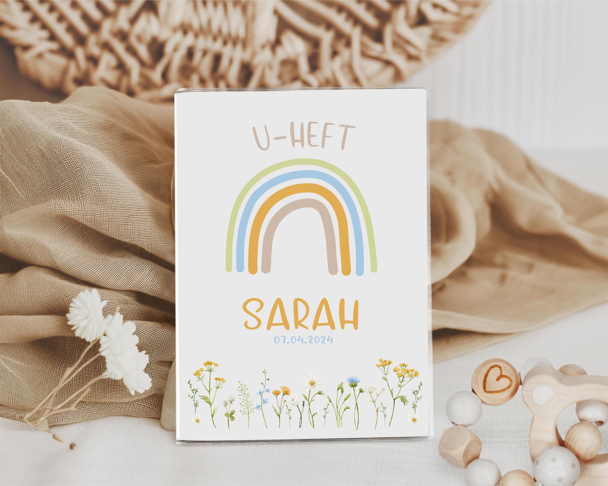 U Helft Hülle - Regenbogen und Name