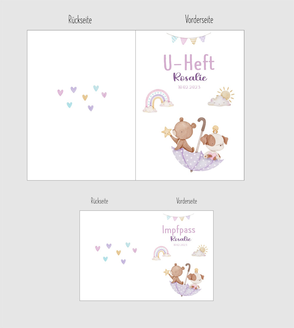 U Helft Hülle - Regenschirm Darstellung