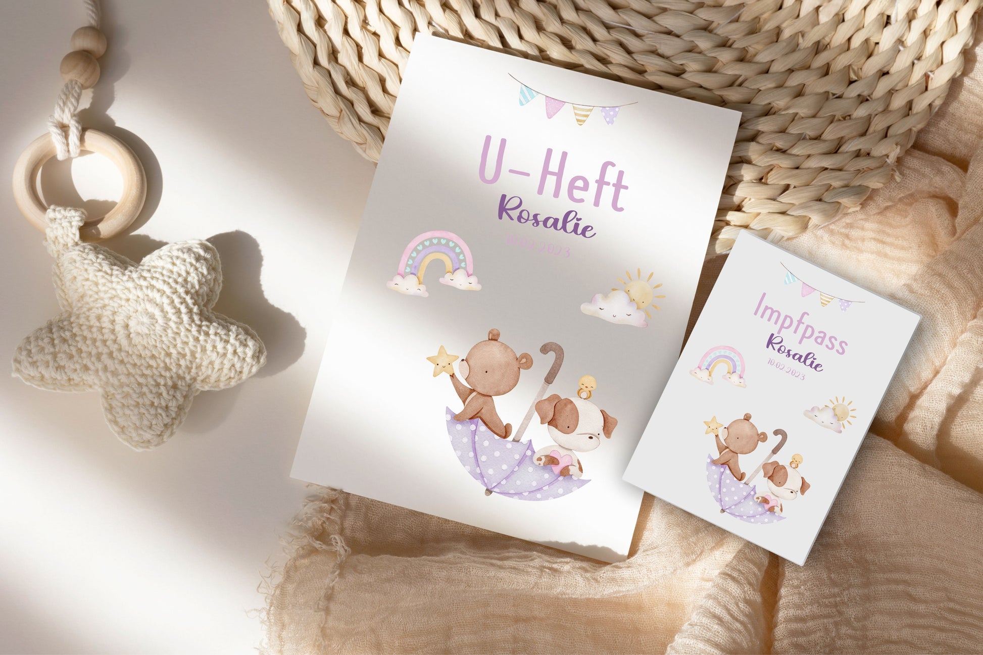 U Helft Hülle - Regenschirm und Impfpass