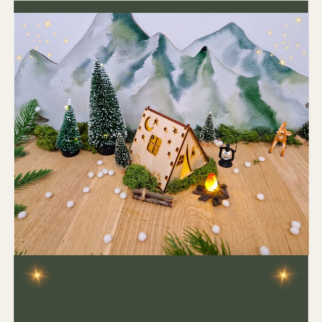 Wichtel Miniatur Zelt/ Camping