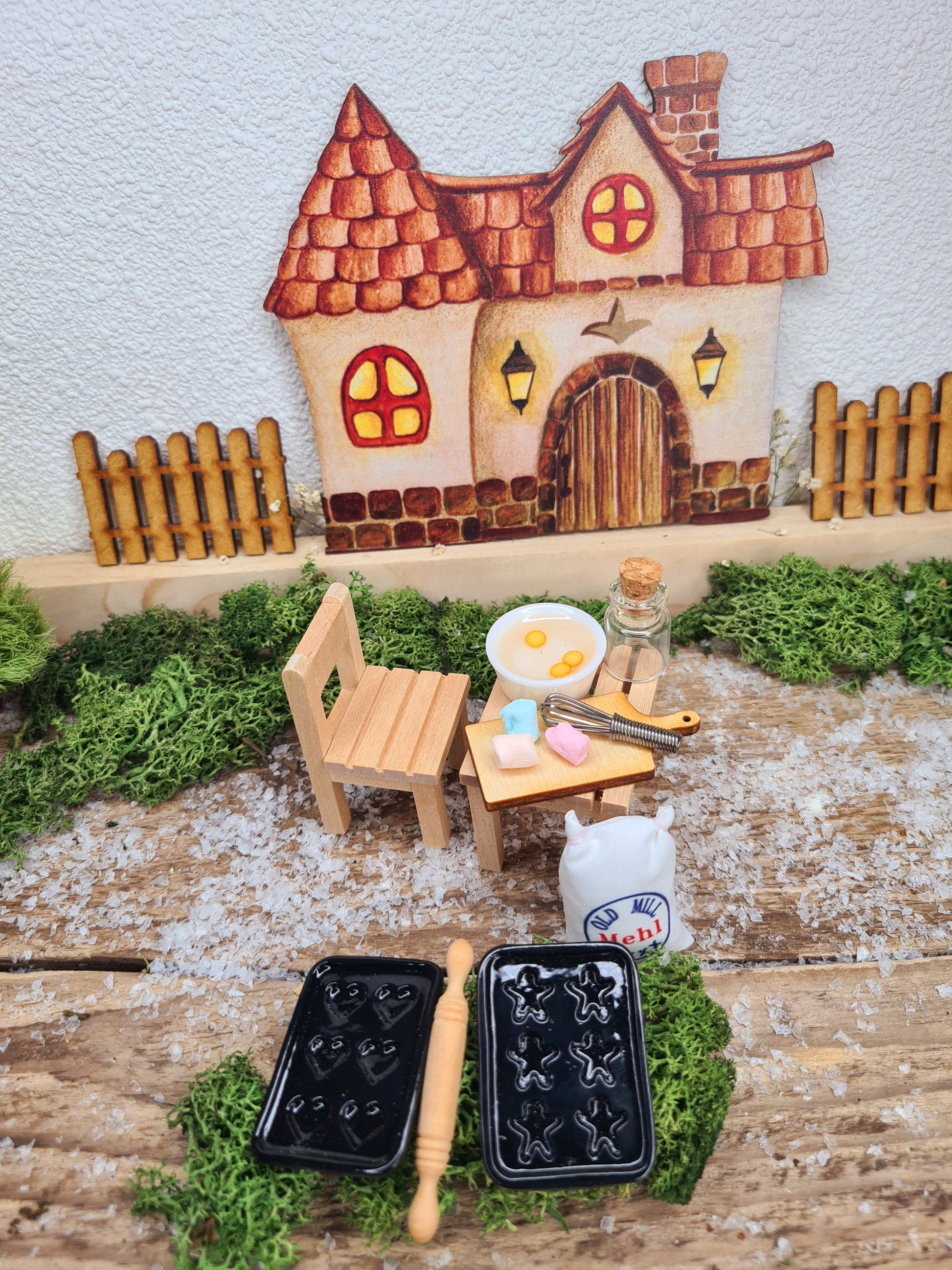 Miniatur Back Utensilien