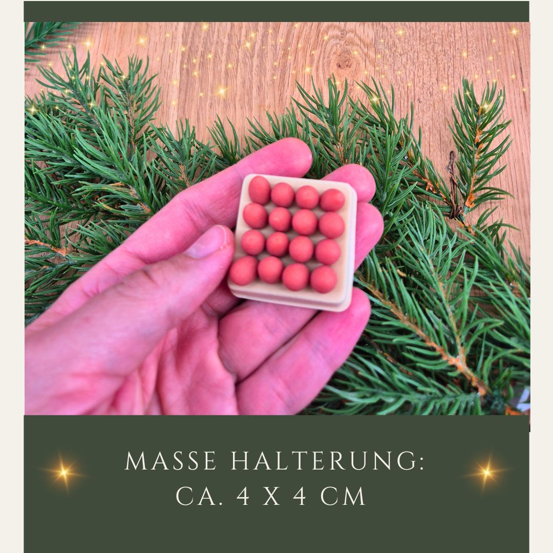Miniatur-Eier in Palette