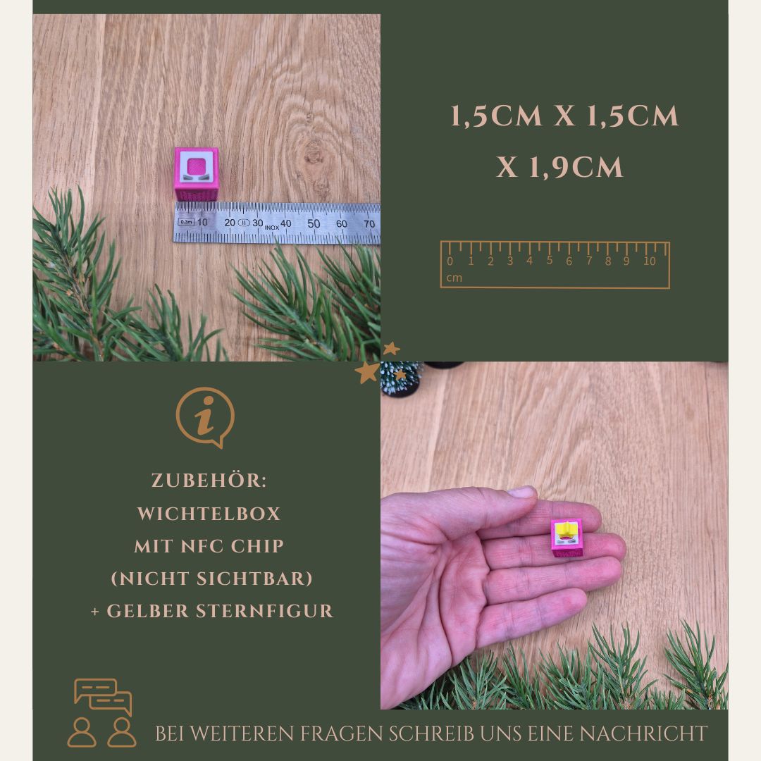 Miniatur Musik Box in 3 Farben