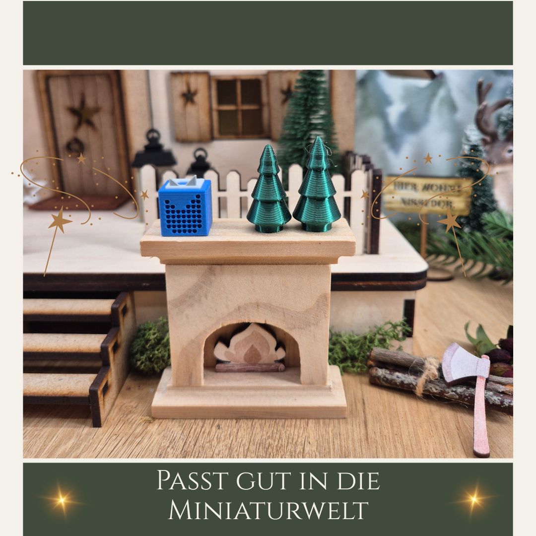 Miniatur Musik Box in 3 Farben