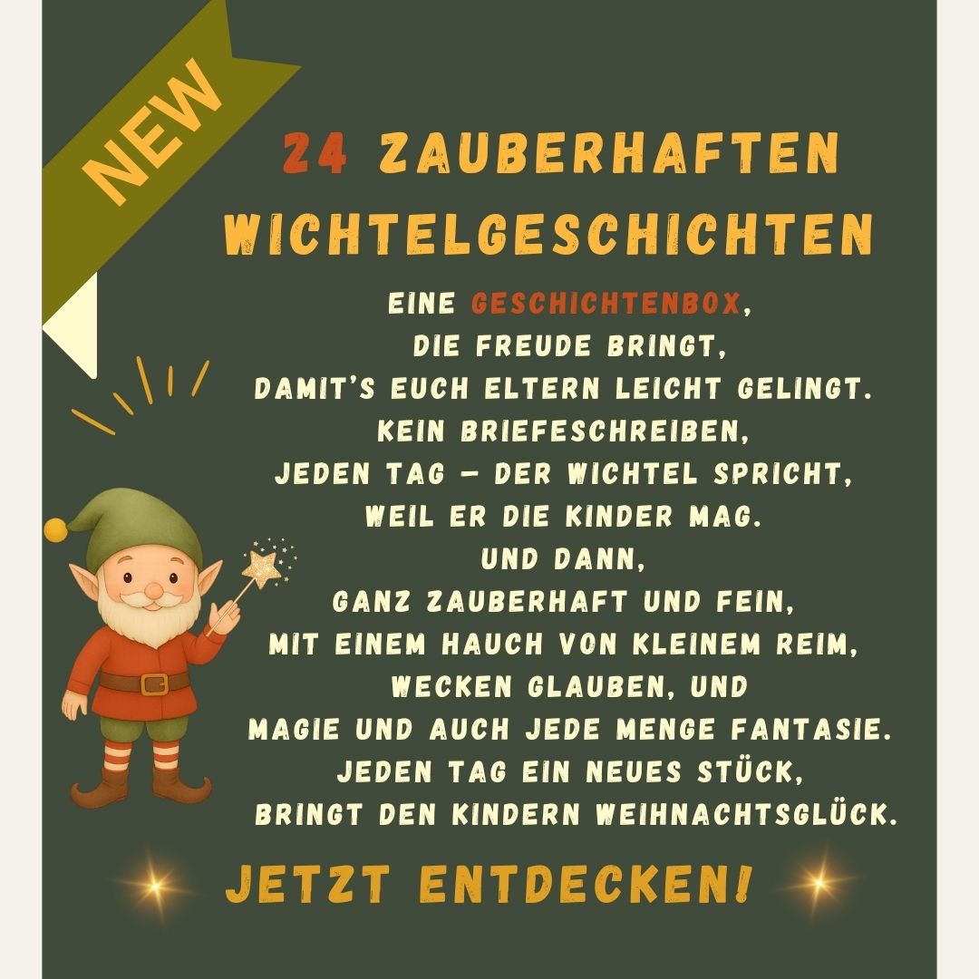 Geschichtenbox mit 24 Wichtelgeschichten