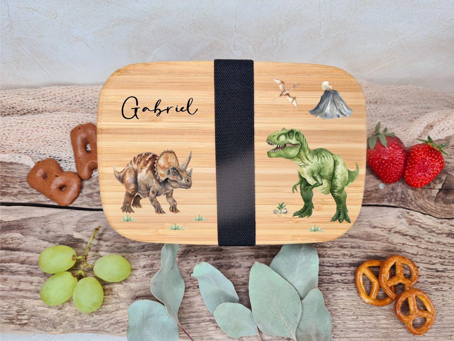 Brotdose Personalisiert Motiv Dino