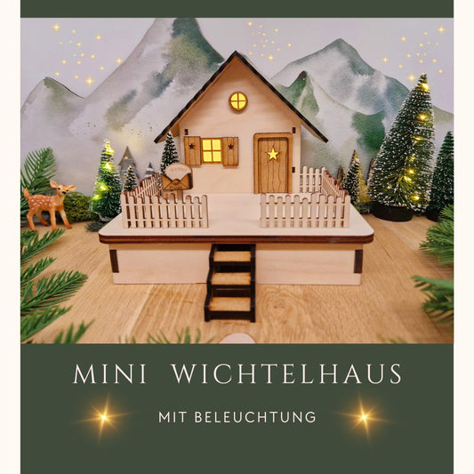 Mini Wichtelhaus beleuchtet "Jonte"