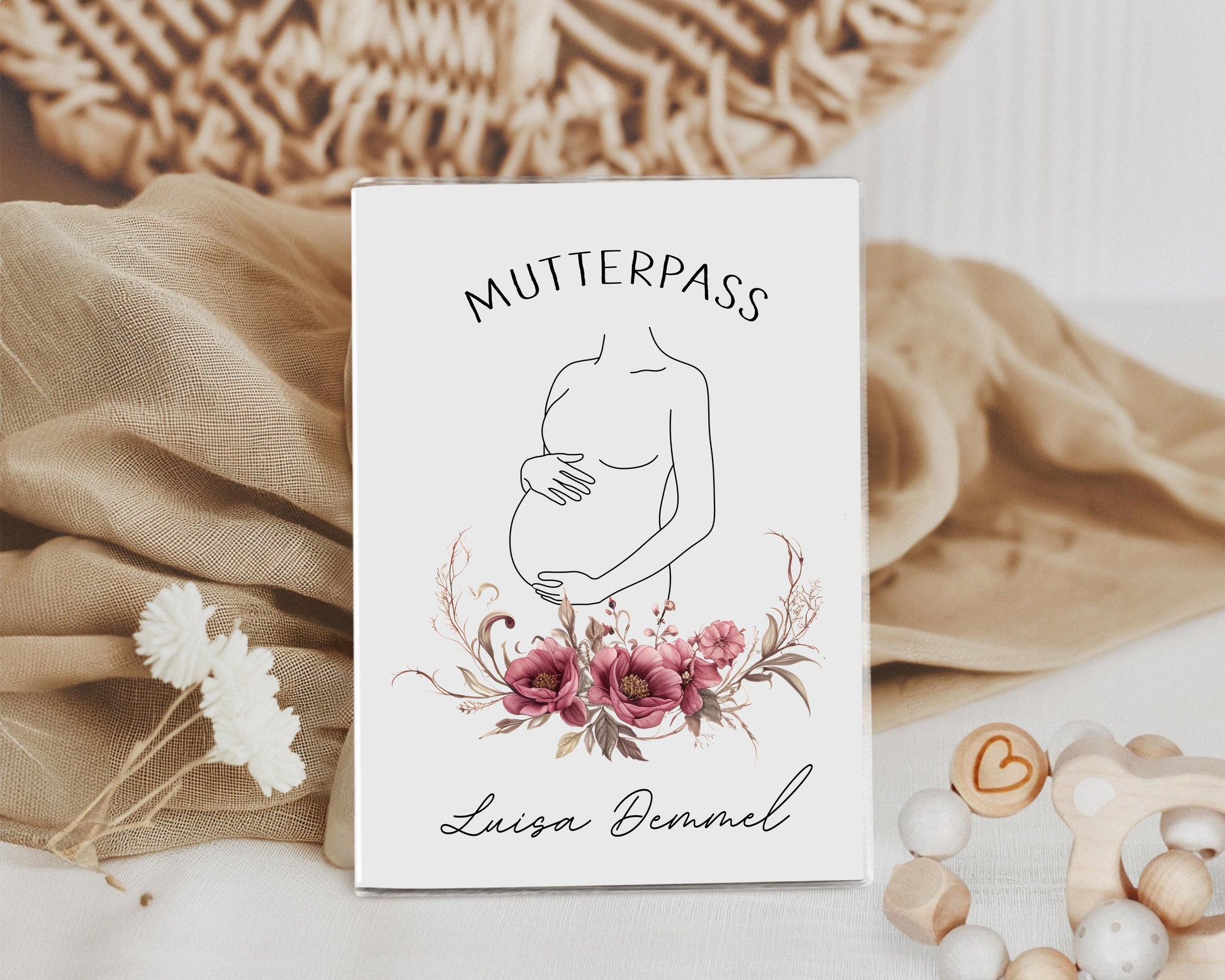 Mutterpass - Blumen