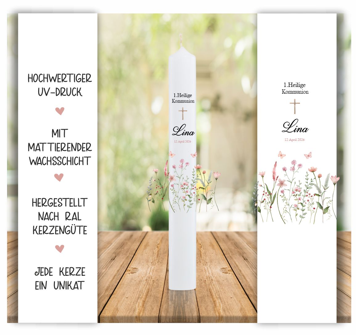 Kommunionkerze - Modell 29